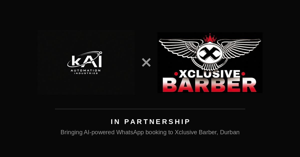 kAI and Xclusive Barber partnership
